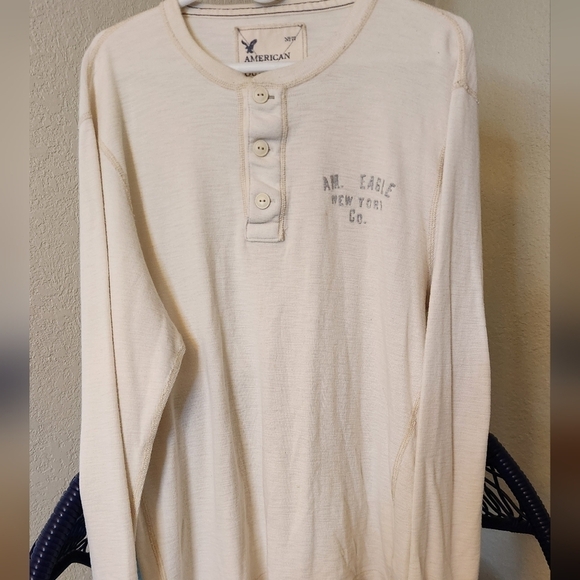American Eagle Mens Thermal Knit Shirt sz XL - Picture 1 of 4